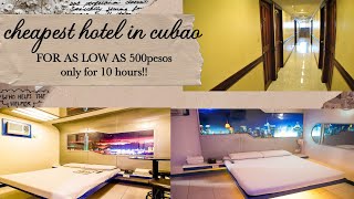 500 PESOS FOR 10 HOURS STAY ANG PINAKA MURANG HOTEL SA CUBAO [upl. by Roberta293]