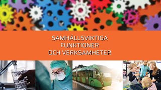 Samhällsviktiga funktioner och verksamheter Trailer [upl. by Leverett765]