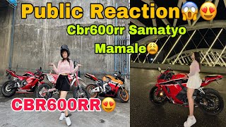 CBR600RR SAMATYO MAMALE😩🥺  PUBLIC REACTION😱  SONI RIDES [upl. by Tuck174]