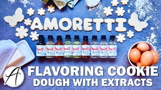 How to flavor Cookie Dough with Amoretti® Extracts  Flavoring cookie Dough with extracts [upl. by Nonnac682]