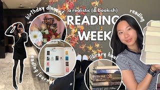 reading vlog  a realistic amp bookish reading week 🍂📙 [upl. by Hildegard]