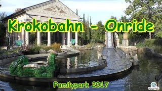 Krokobahn  Onride  Familypark 2017 [upl. by Bertram102]