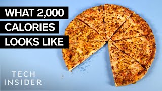 What 2000 Calories Looks Like  Tech Insider [upl. by Yelats]