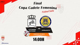 FINAL Copa Cadete Femenina RFFM Fútbol Sala 2223  CFS Femenino San Fernando  AD Alcorcón FSF [upl. by Anahtor517]