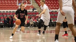 Brynna Maxwell drops 22 points to lead Utah past Washington State [upl. by Ydnerb325]