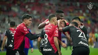 ¡El Color de la victoria de Atlas FC vs Atlético de San Luis ❤️🖤 [upl. by Enihpled]