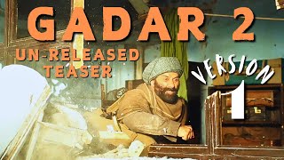 GADAR 2 TEASER UnReleased Version 01 Sunny Deol  FILMI BALVANT [upl. by Manda]