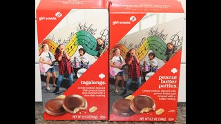 Girl Scout Cookies Tagalongs vs Peanut Butter Patties Blind Taste Test [upl. by Yleme]