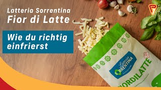 Fior di Latte Pizzakäse einfrieren  So gehts [upl. by Enilreug49]