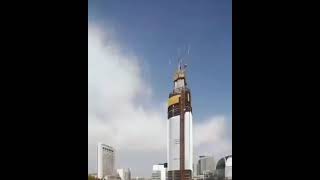 Construction of Lotte World Tower  Seoul South Korea [upl. by Meggy338]