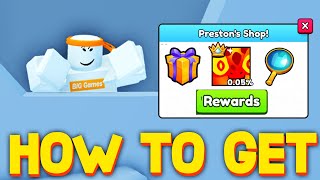 REAL HOW TO REDEEM SUPER SECRET PRESTON SHOP CODES in PET SIMULATOR 99 ROBLOX [upl. by Felicia]