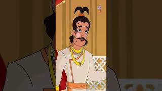 Akbar Badshah Ne Birbal Par Hath Kyu Uthaya  Akbar Birbal Stories  Rajshri Kids  shorts story [upl. by Nyladnohr661]