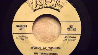 Terracetones  Words of Wisdom  Nice Newark NJ Doo Wop Ballad [upl. by Anihsak]