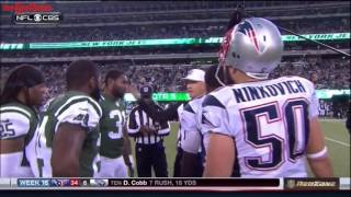 Heres the Jets  Pats overtime coin toss Clete Blakeman asked if the Pats wanted to kick [upl. by Thilde]