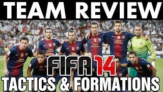 FIFA 14  Team Review  FC Barcelona Tactics  Formations H2H Season Best Full Guide  Next Gen [upl. by Gower]