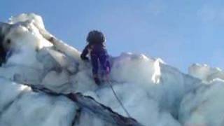 Ascenso Cara Sur Volcán Lanin escalada hielo [upl. by Bethany]