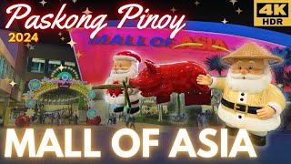 PASKONG PINOY sa SM MALL of ASIA Christmas in the Philippines Night Walking Tour MOA 2024 [upl. by Amargo]