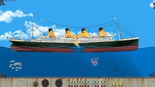 Sinking Titanic With Every Tool in Floating Sandbox [upl. by Polash]