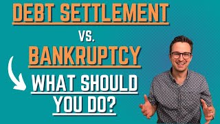 Debt Settlement vs Bankruptcy 7 Crucial Things You Need to Know [upl. by Allemaj]