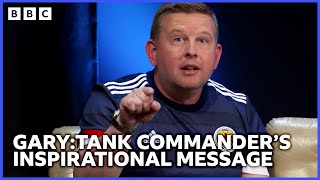 Gary Tank Commanders Inspirational Message  Late NIght at the Euros with Compston and Smart [upl. by Heringer383]