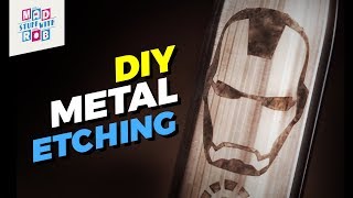 How to Etch on Metal Using Salt Water [upl. by Sonny]