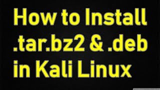 How to Extract tarbz2 deb File In LinuxUbuntuDebian [upl. by Nottirb193]