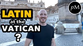 American speaks Latin at the Vatican with Priests 🇻🇦 [upl. by Lothair]