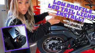 How To Install LED Tail Lights from MoonsMC for Harley [upl. by Sieber]