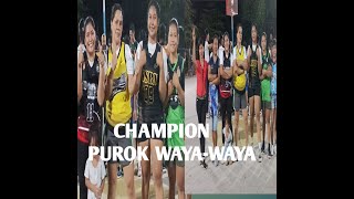 CHAMPION OF VOLLEYBALL PUROK WAYAWAYA LAMBAYONG SULTAN KUDARAT [upl. by Idissak]