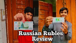 Russian Currency Rubles Review  Zain Athangal Vlogs [upl. by Eenal]