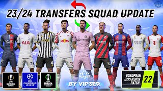 EEP 2324 Winter Squad Update V1 For FIFA 22 EA FC 24 Ratings New Transfers UEFA Groups [upl. by Erik]