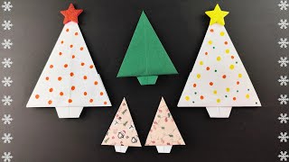 DIY Weihnachtsbaum selber bastelnEinfache Weihnachtsdeko selber machenBasteln Weihnachten Kinder [upl. by Audrie]