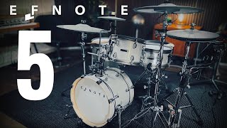 EFNOTE 5 electronic drums first time playing at Spytunes Recording Studio [upl. by Dugas200]