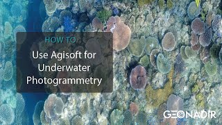 How to use Agisoft Metashape to create underwater photomosaics [upl. by Muslim]