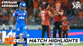 SRH vs MI 8th Match IPL 2024 Highlights  IPL Highlights 2024  SRH vs MI highlights today [upl. by Jarad]