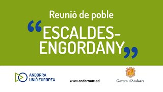 Andorra  Unió Europea Reunió de poble ESCALDESENGORDANY [upl. by Granniah663]