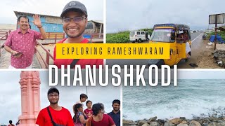 Exploring Rameshwaram Dhanushkodi  Day 2 in Rameshwaram  Sharing 300rs [upl. by Adroj]