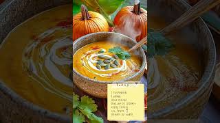 Recettes dautomne Soupe au potimarron 🎃 🔥 SoupePotimarron 🍂🍬 RecetteDautomne 🎃 PotimarronLovers [upl. by Erreip]