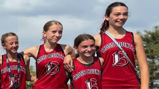 Class 1A  Middle School XC Girls Race  Sectional E 2024 [upl. by Anikas519]