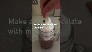 Make a hot chocolate with me subscribe preppy chocolatedrinks christmas preppyyy baking viral [upl. by Legnaesoj653]