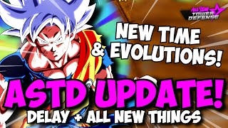 New ASTD Update Delay Goku EVOLUTION Kurpika Evo Tournament fixes and more [upl. by Traggat148]