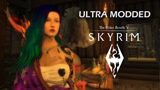 EXPLORING TAMRIEL  Ultra Modded Skyrim [upl. by Minsk310]