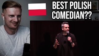 Reaction To Abelard Giza  MYŚLIWI Polish Comedy [upl. by Rehtaef]