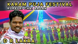 D R Lakra Kurkuri Chai Bagan In  Karam Puja Festival Live Show [upl. by Atimad]