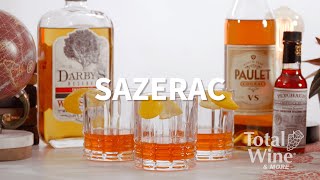 Sazerac Cocktail Recipe [upl. by Dong41]