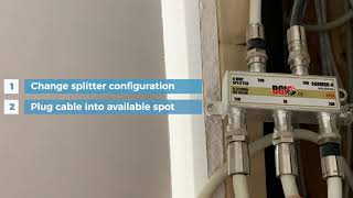 How to ACTIVATE a COAX OUTLET [upl. by Erdei161]