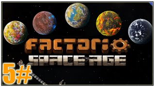 Factorio Space Age  NOS ATACAN  5 Gameplay Español [upl. by Kcirdnek]