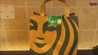 Whats inside a Starbucks surprise Too Good To Go bag [upl. by Analad725]