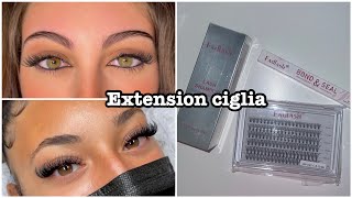 PROVIAMO IL KIT PER FARE LE EXTENSION ALLE CIGLIA [upl. by Madelyn31]