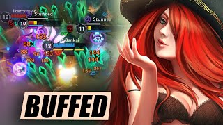 BUFFED MISS FORTUNE GAMEPLAY IN SEASON 8 BUILD amp RUNES [upl. by Florri767]